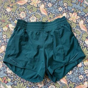 lululemon athletica Women's Athletic Shorts — Teal Green